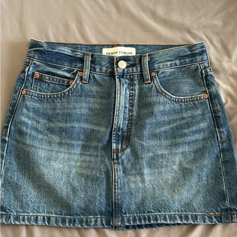 Denim Forum Blue Denim Skirt